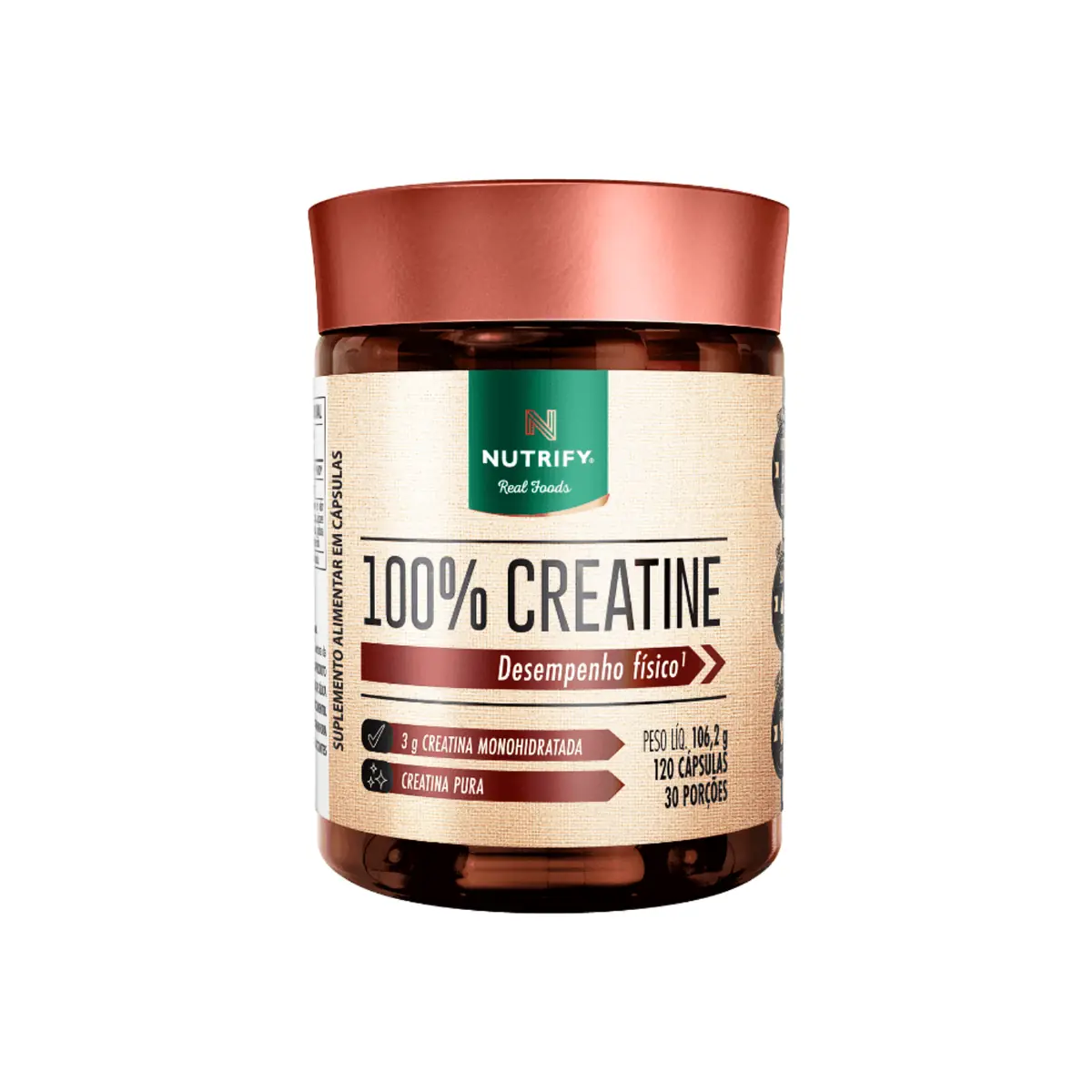 100 Creatine 120 Caps Nutrify