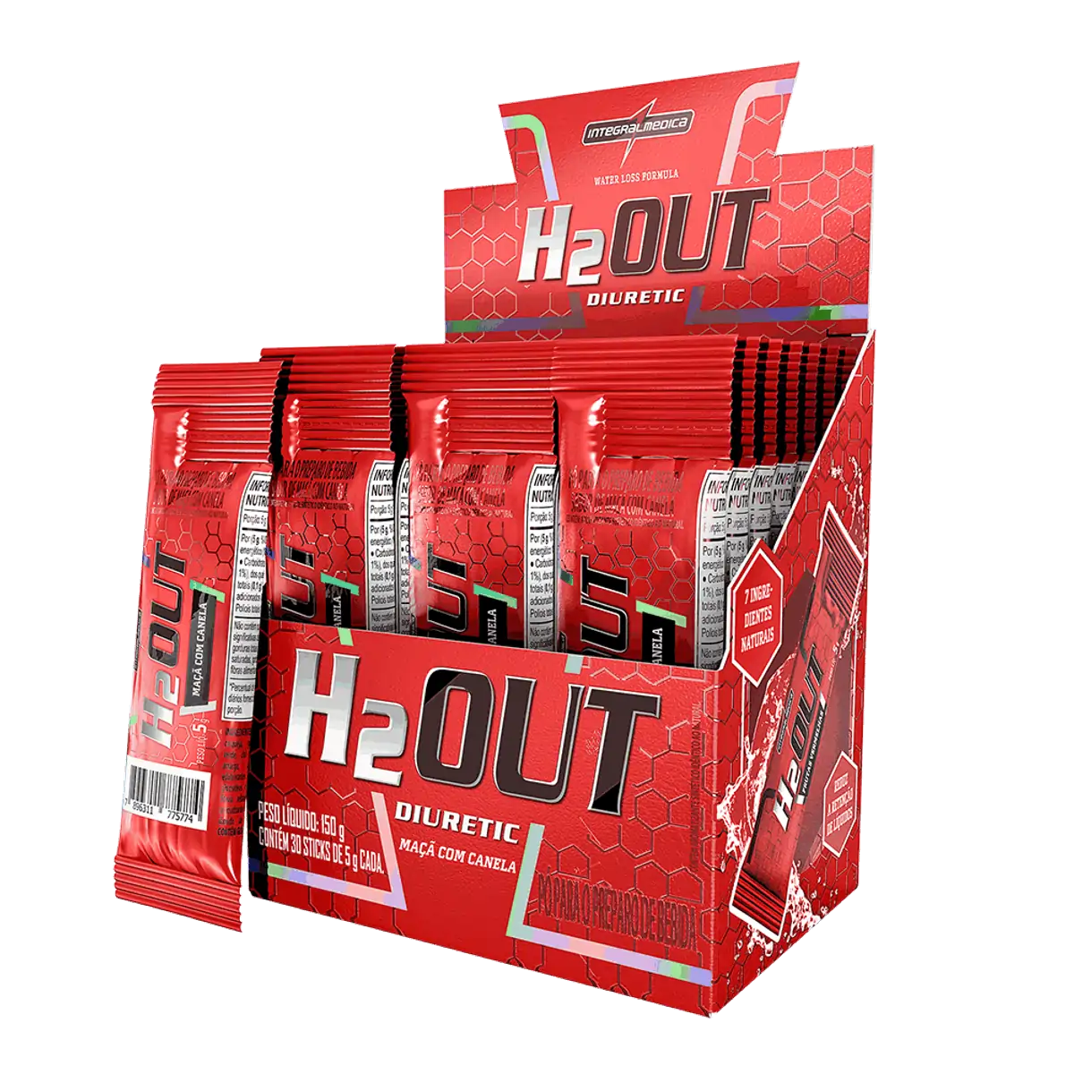H2OUT Diuretic Maçã com Canela 30 un Integralmédica
