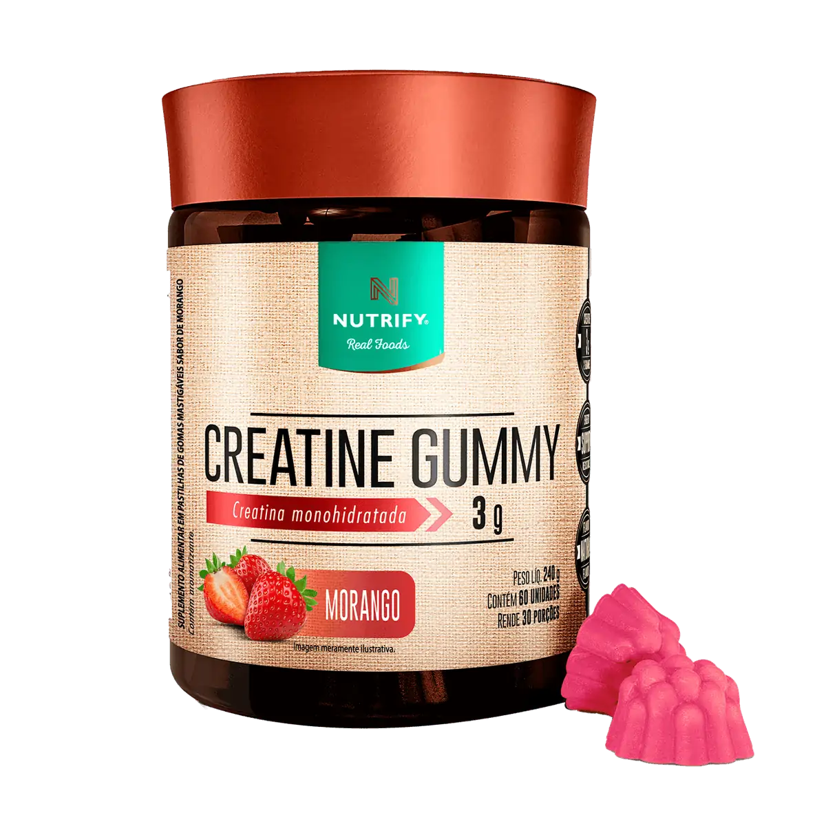 Creatine Gummy Morango Nutrify