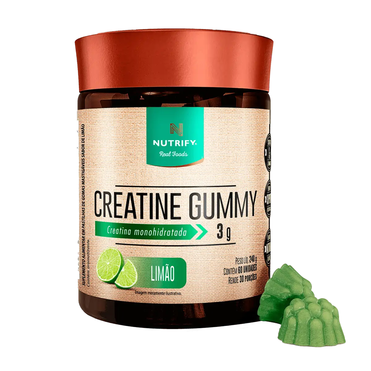 Creatine Gummy Limão Nutrify
