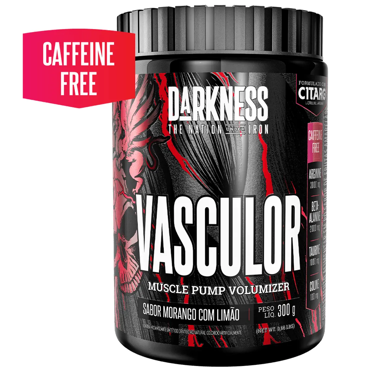 Vasculor Powder Morango Com Limao 300gr