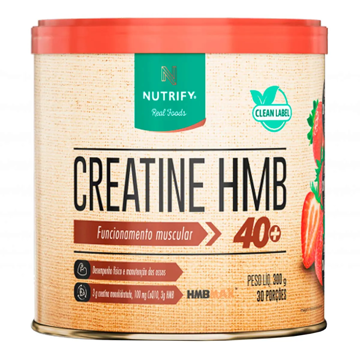 Creatina Nutrify HBM Sabor Morango 350g