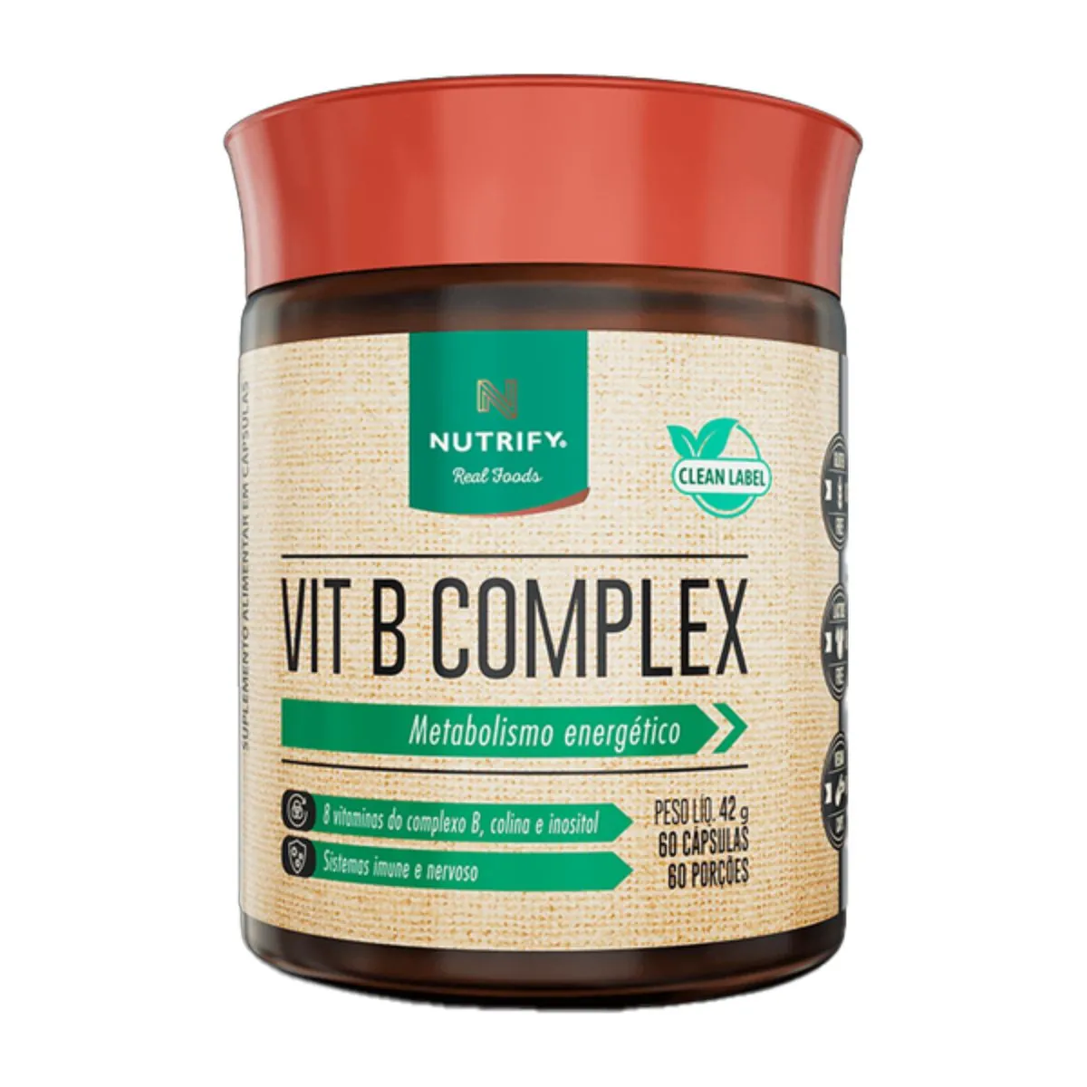 Vit B Complex - 60 Cápsulas Neutro 60 Cápsulas