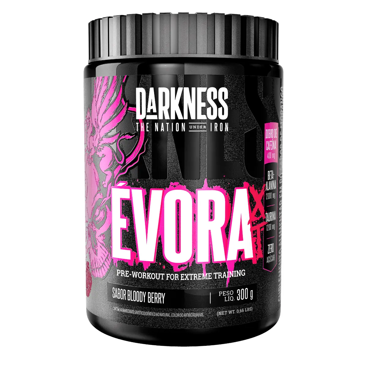 Pré-treino com cafeína - Évora XT Darkness - Bloody Berry - 300g