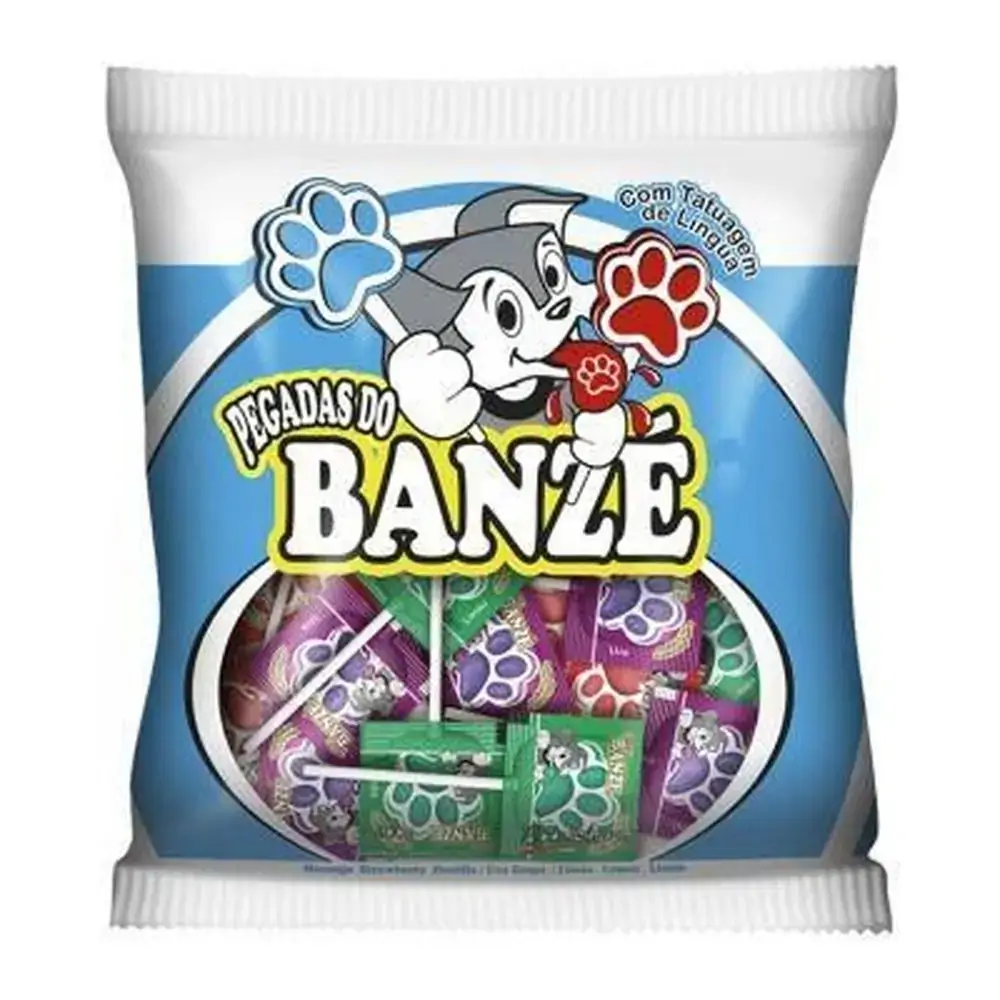 Pirulito Pegadas Do Banze C/50