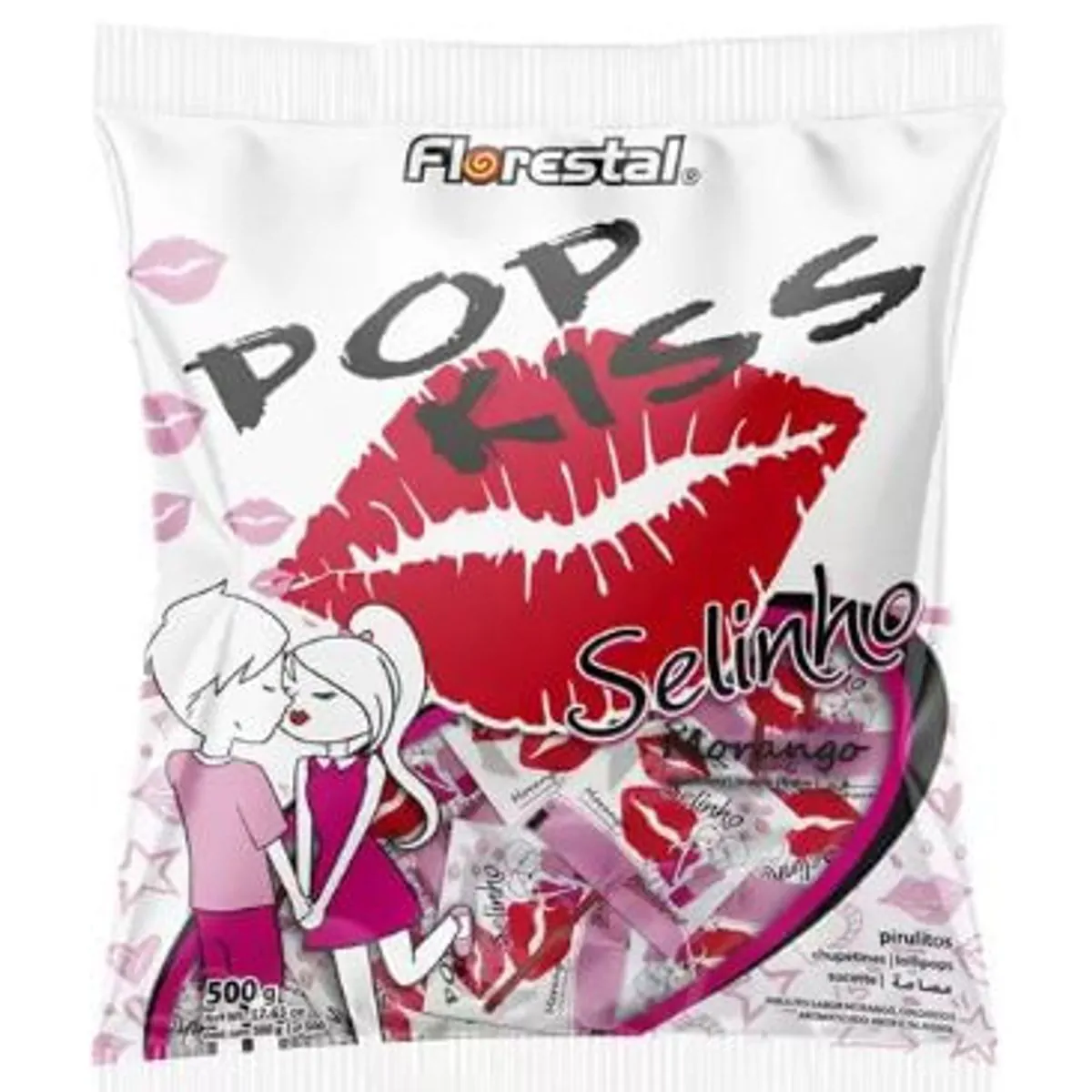 Pirulito Pop Kiss Selinho
