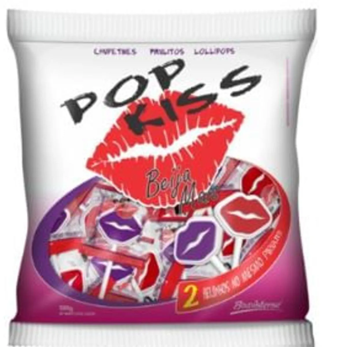 Pirulito Pop Kiss Beija Mais
