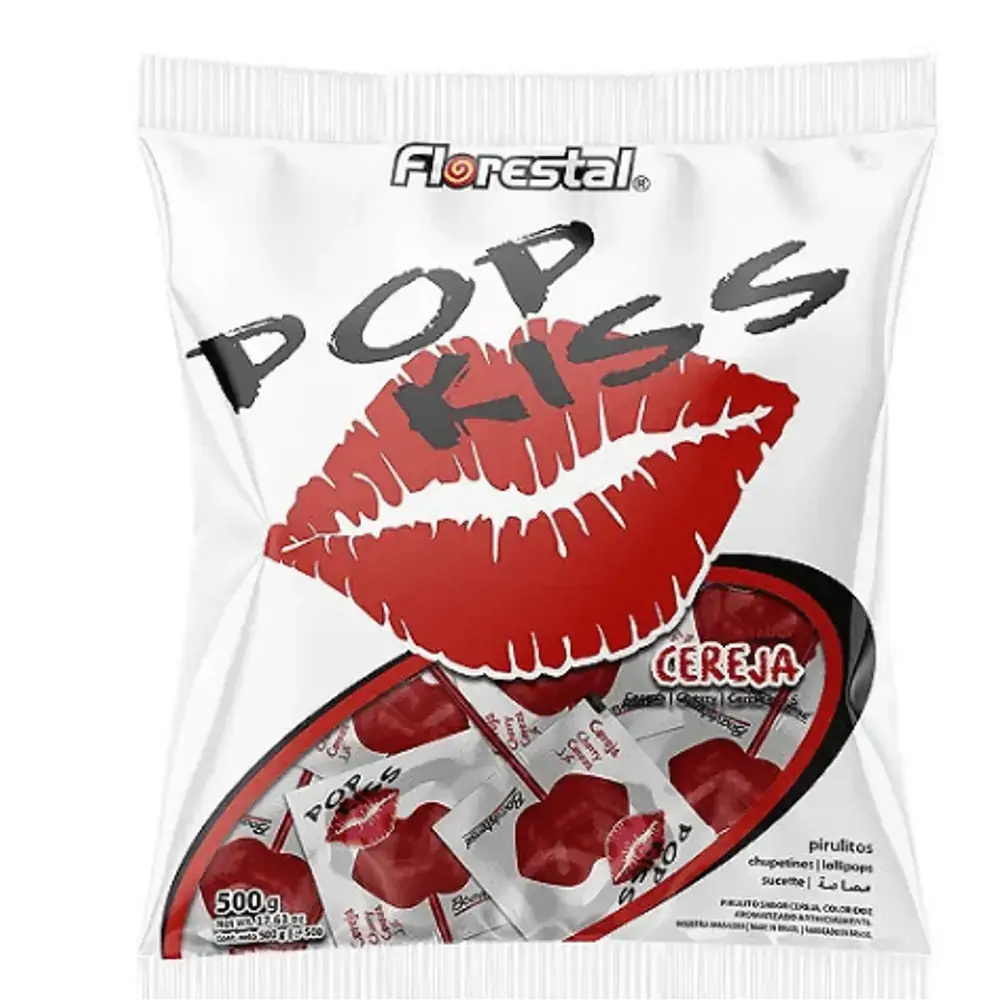 Pirulito Pop Kiss Cereja
