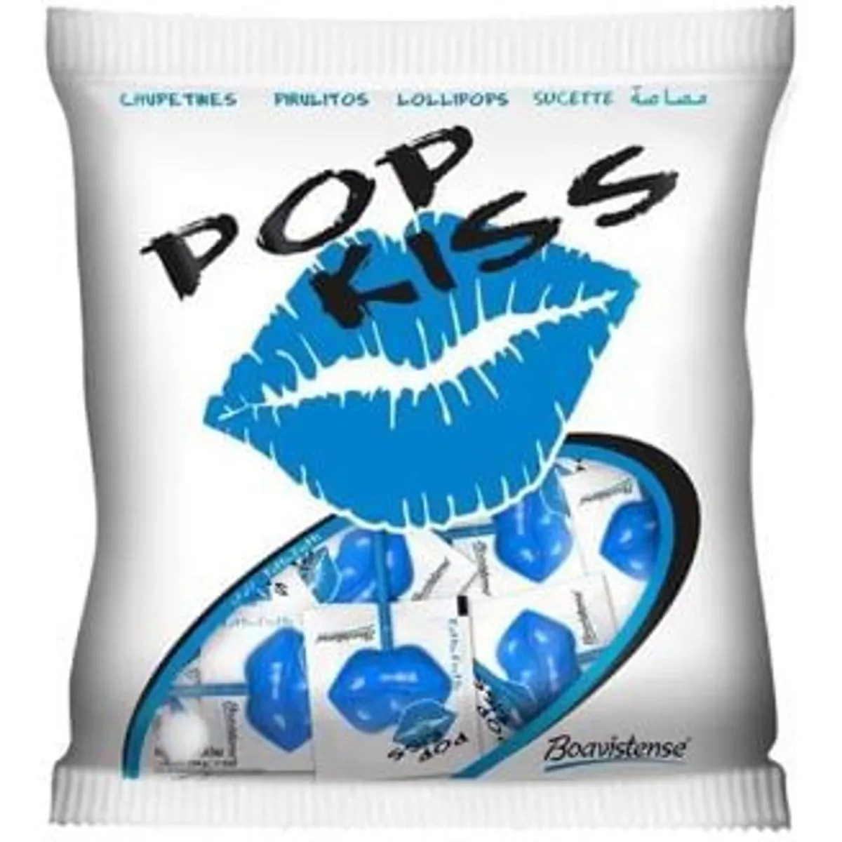 Pirulito Pop Kiss 500g Tutti Frutti