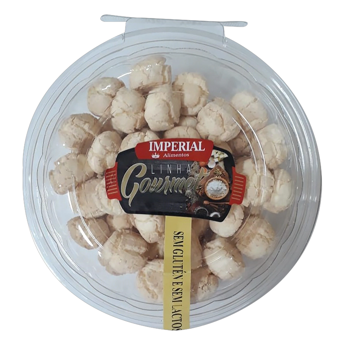 Biscoito Sequilho Maracujá Sem Glúten Zero Lactose Imperial Gourmet Pote 250g