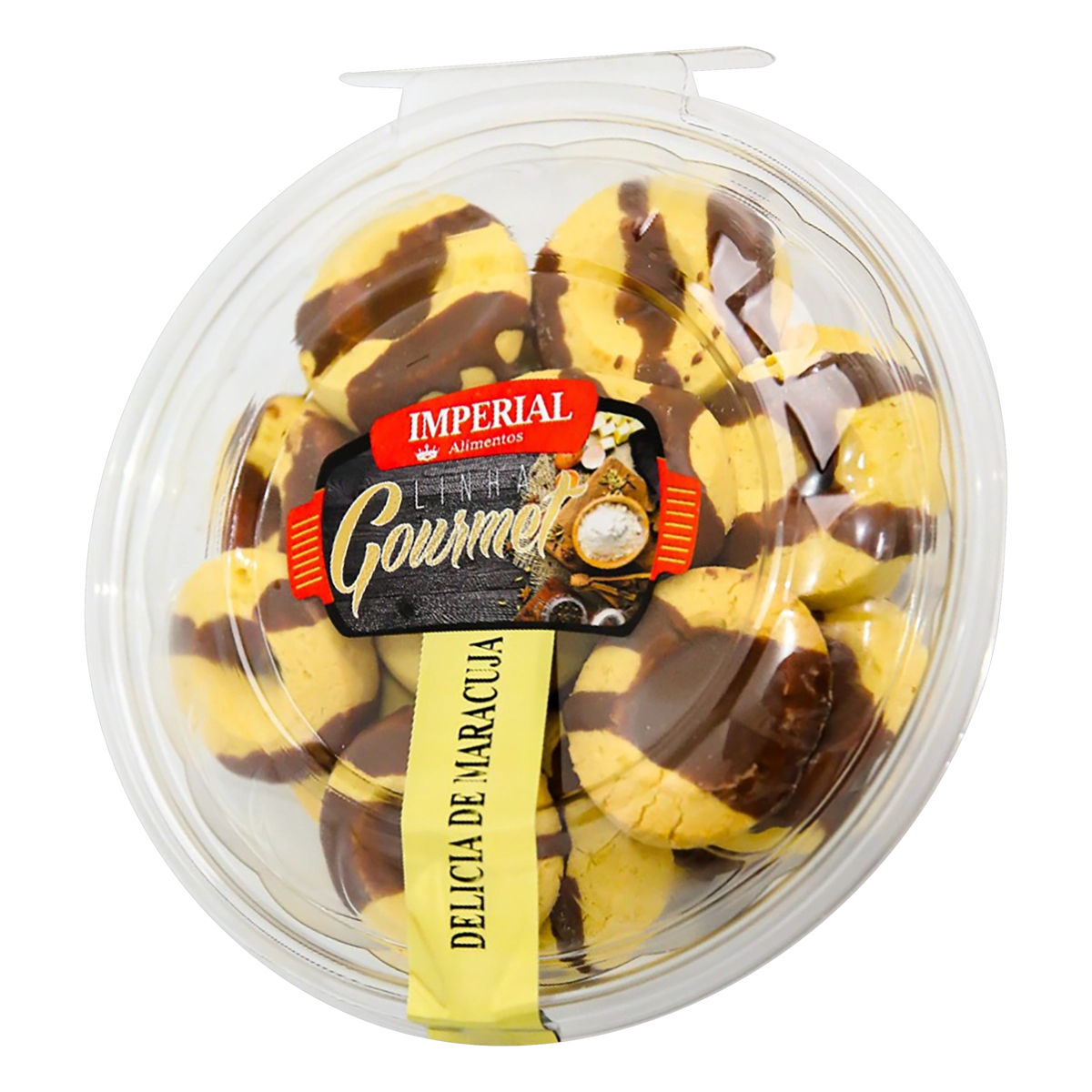Biscoito Delícia Maracujá Imperial Gourmet Pote 300g
