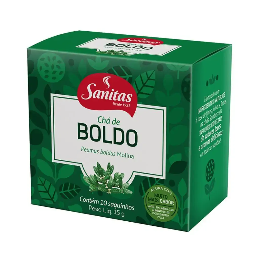Cha Boldo 10x10g Sanitas .