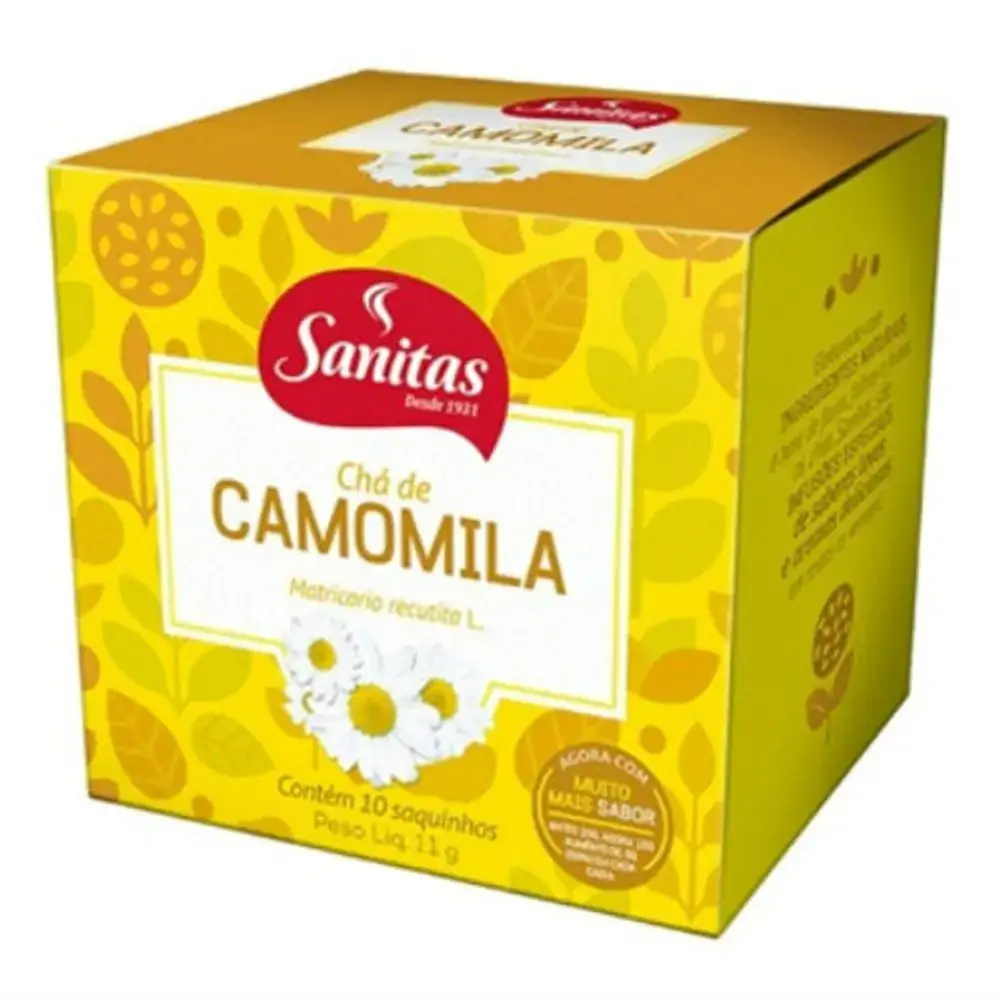 Cha Camomila 10x10g Sanitas .
