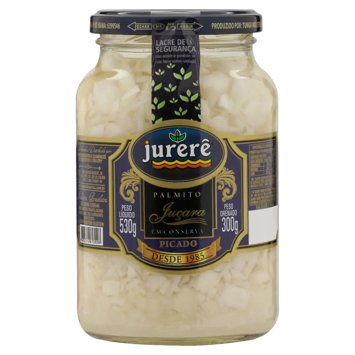 Palmito Juçara Em Conserva Picado Jurerê Vidro 300g
