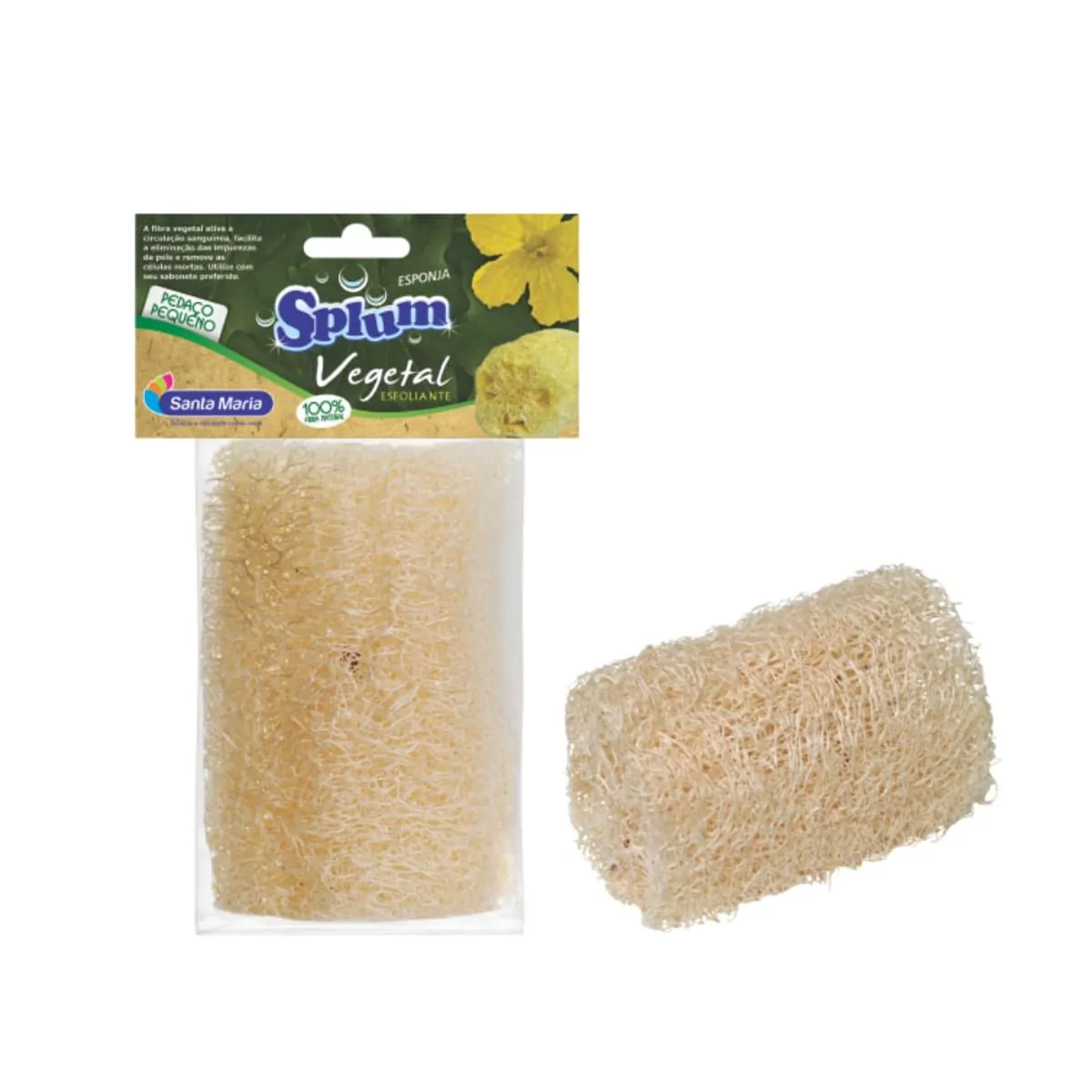 Esponja Splum Vegetal Pedaco Peq