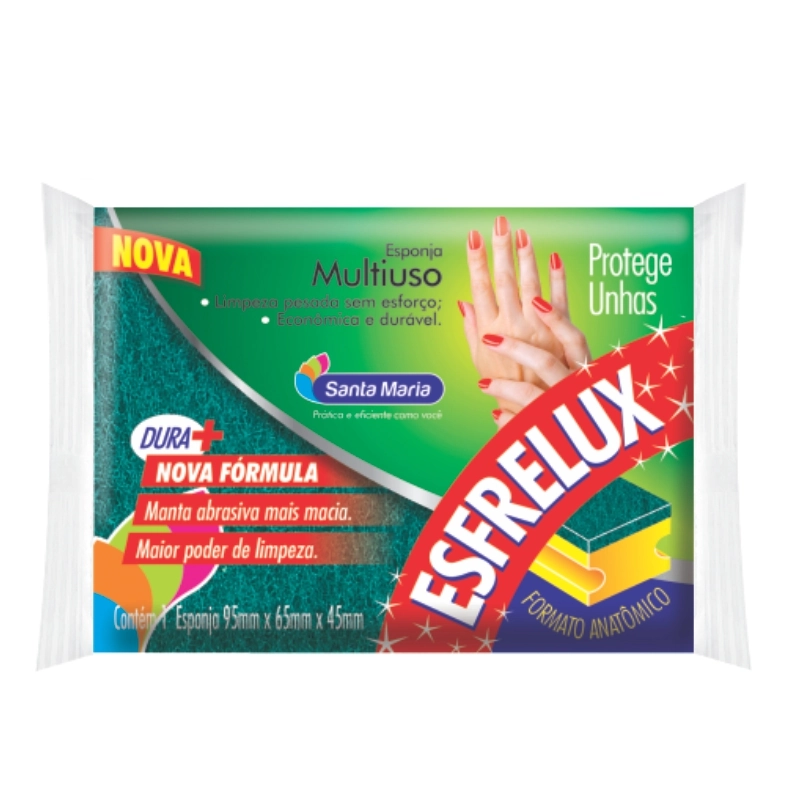 Esponja Esfrelux C/formato De Unha