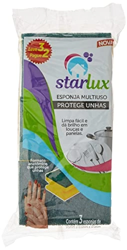Esponja Starlux Mult Protege Unhas Lv3 Pg2