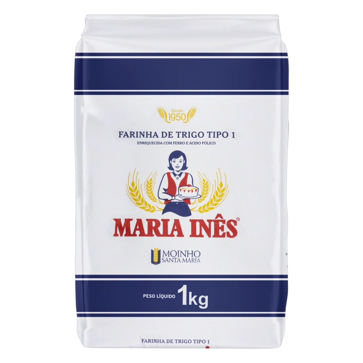 Farinha De Trigo Tipo 1 Maria Inês Pacote 1kg