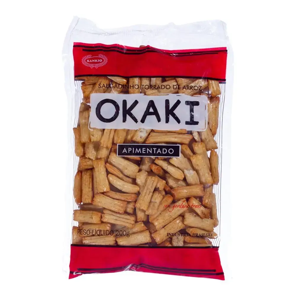 Salgadinho Okaki Torr/arroz/apimentado