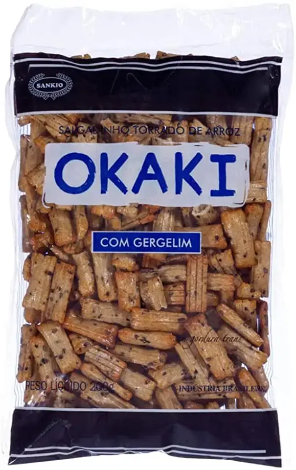 Salgadinho Okaki Torr/arroz/gergelim