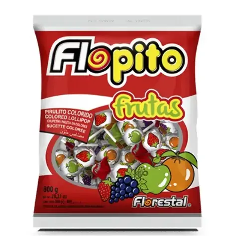 Pirulito Flopito 50unidade Frutas