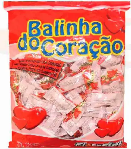 Bala Florestal Coracao Morango