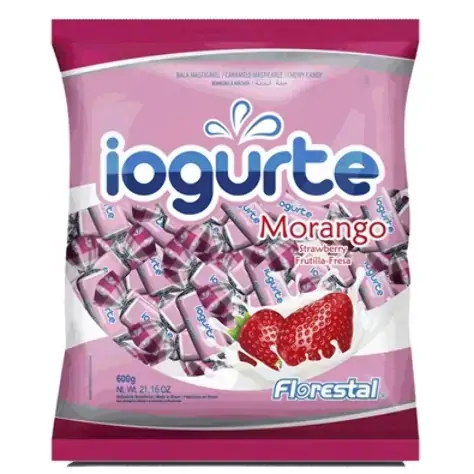 Bala Florestal Mast.iogurte Morango