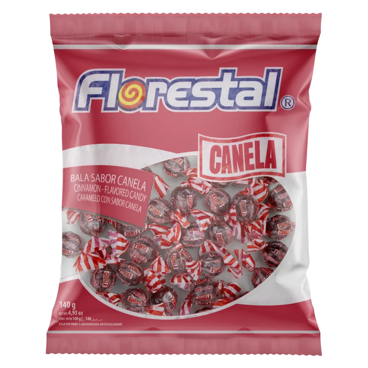 Bala Canela Florestal Pacote 140g