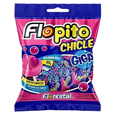 Pirulitos Florestal 12g Giga Chicle T. F