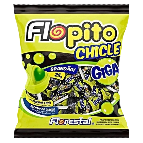 Pirulitos Florestal 125g Giga Chicle Ene