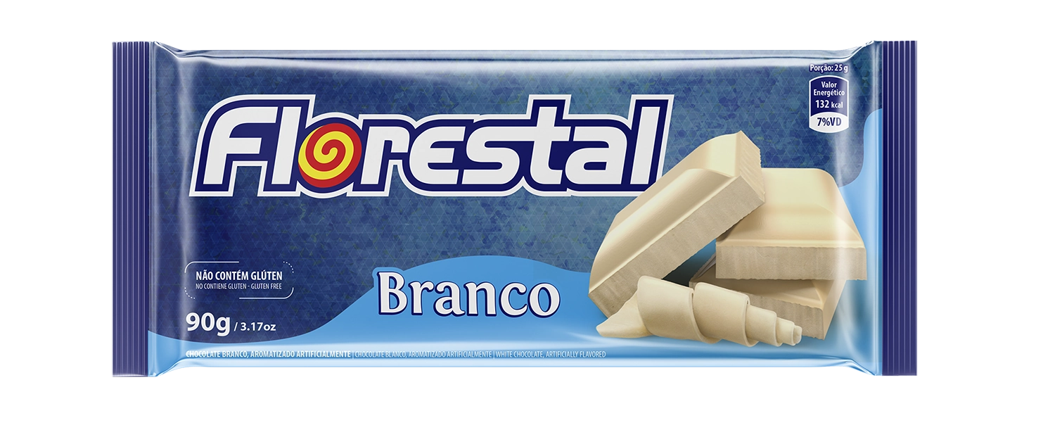 Choco.florestal Branco 90g