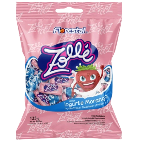 Bala Florestal 122g Iogurte Morango