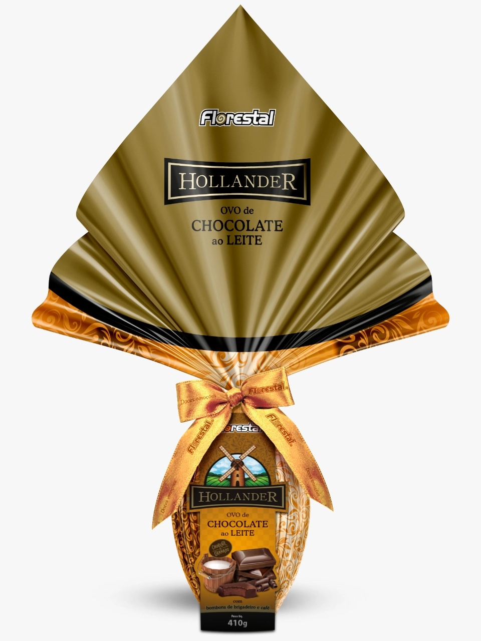 Ovo Choc.leite 410g Hollan
