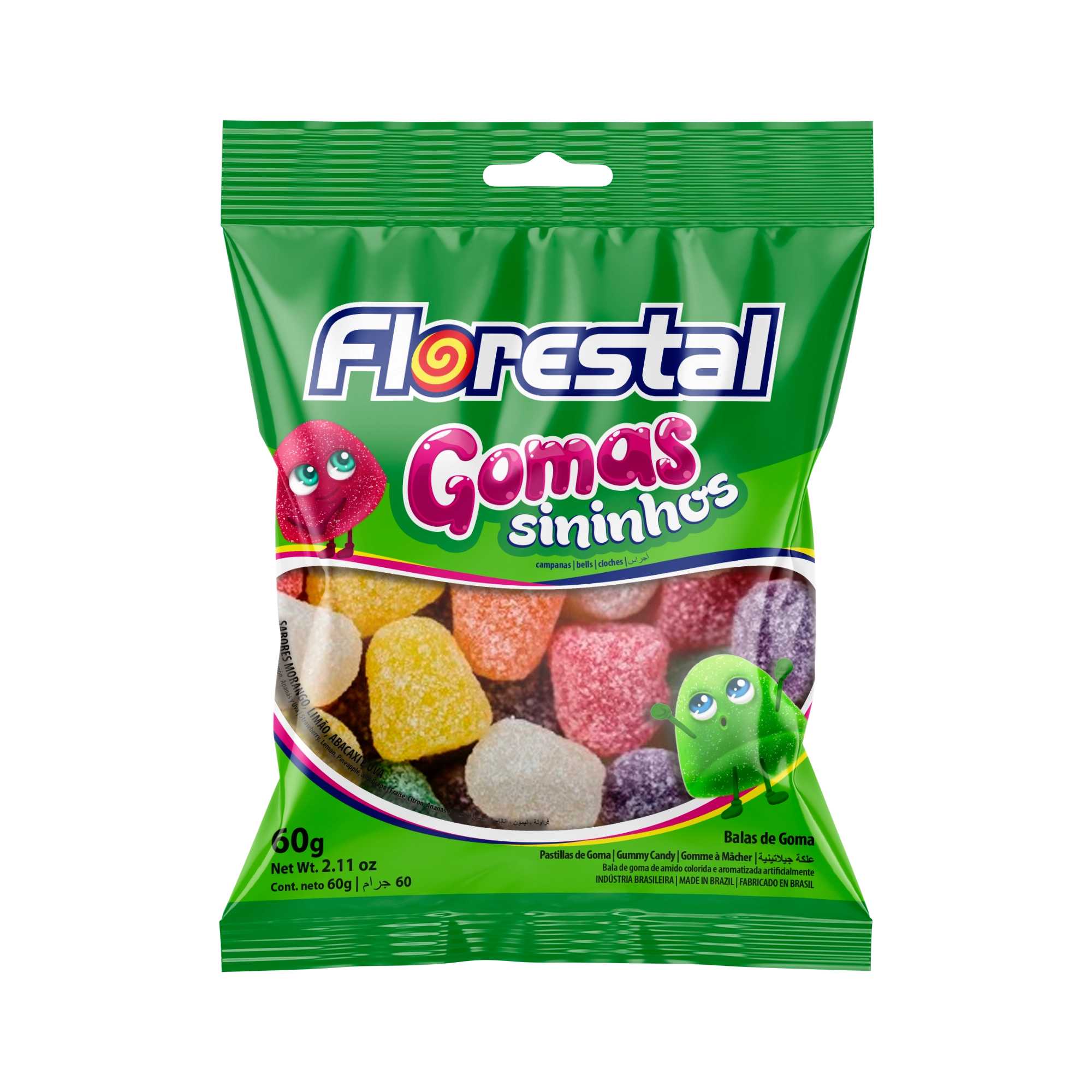 Bala Florestal Sinhinhos 60g