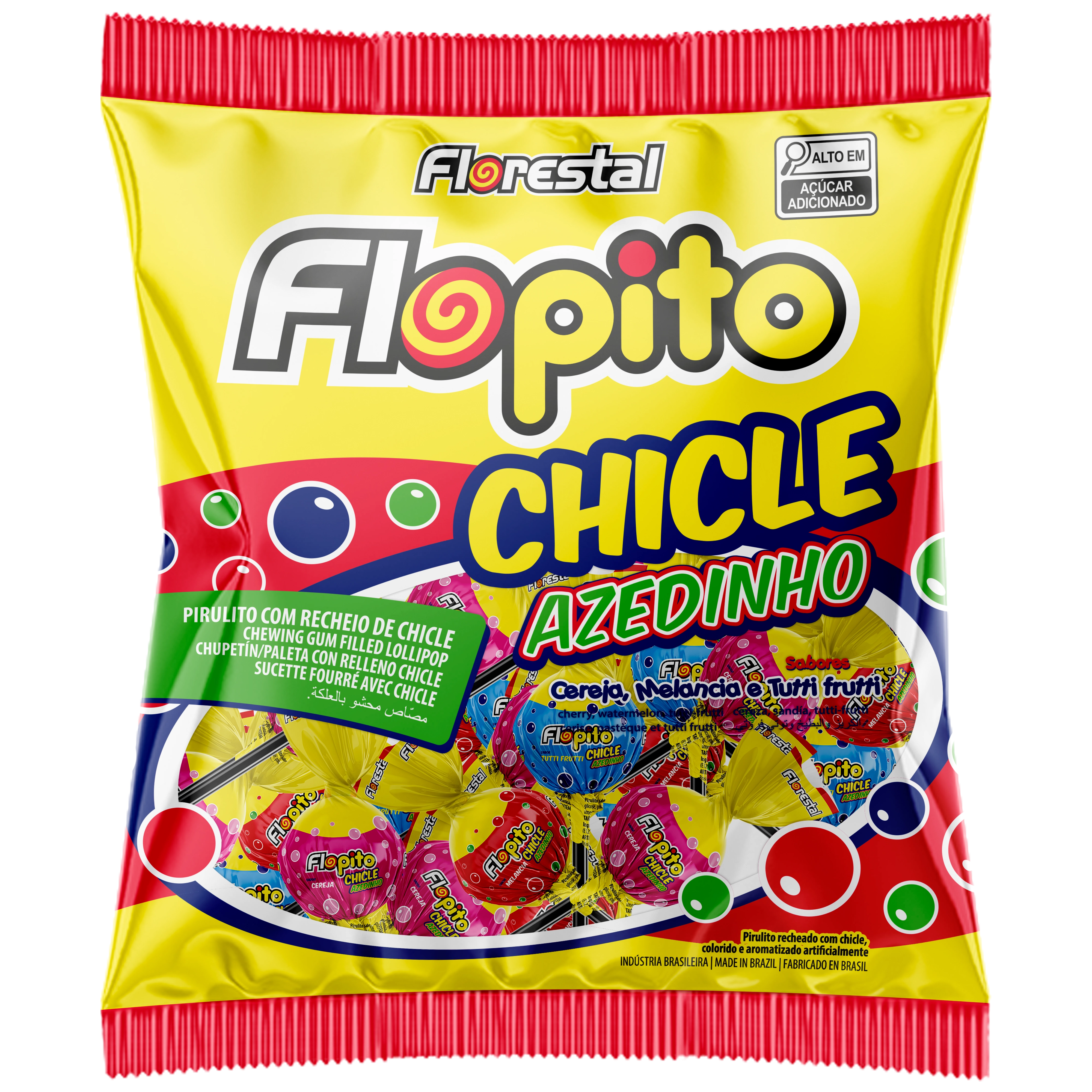 Pirulito Florestal 500g Flopito Azedinho
