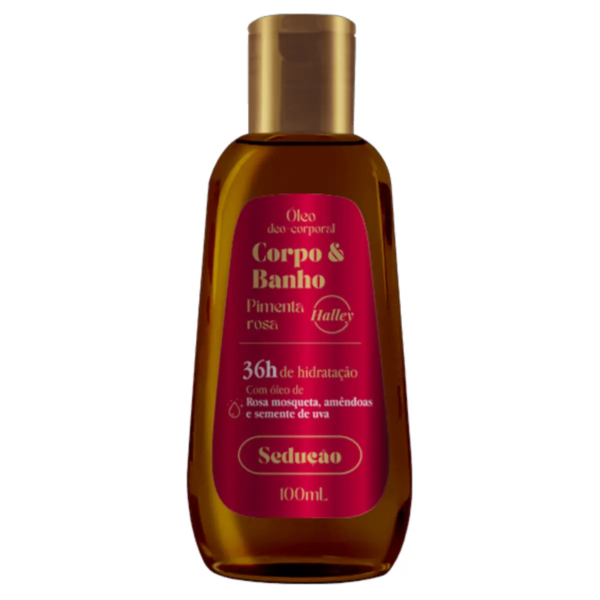 Oleo Corp Halley Seducao 100ml Corpo/banho Ameixa Negra 36h