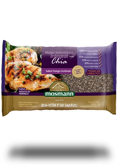Massa Instantanea Integral Chia 77g Frango Grelhado Mosmann