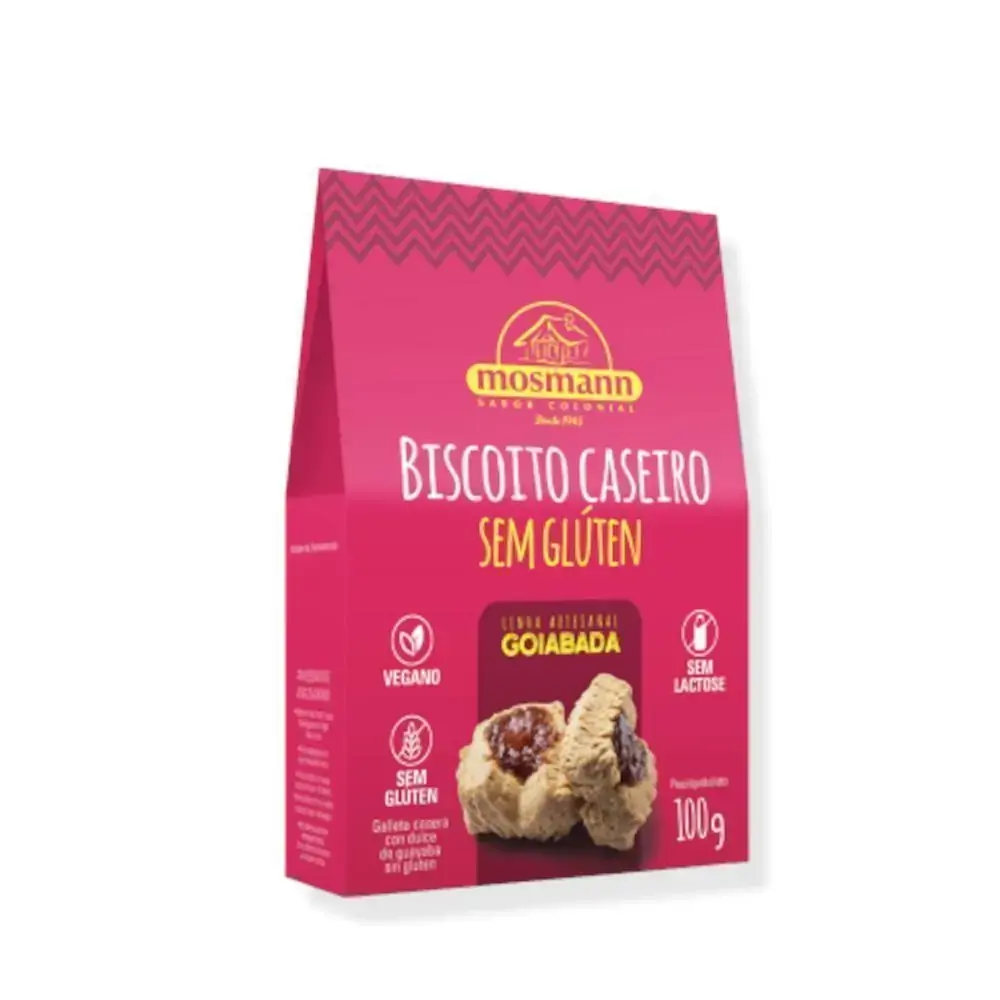 Biscoito Caseiro S/ Gluten Goiabada Mosmann