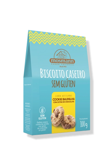 Cookie De Baun. C/ Gotas De Chocolate 100g Mosmann Alimentos