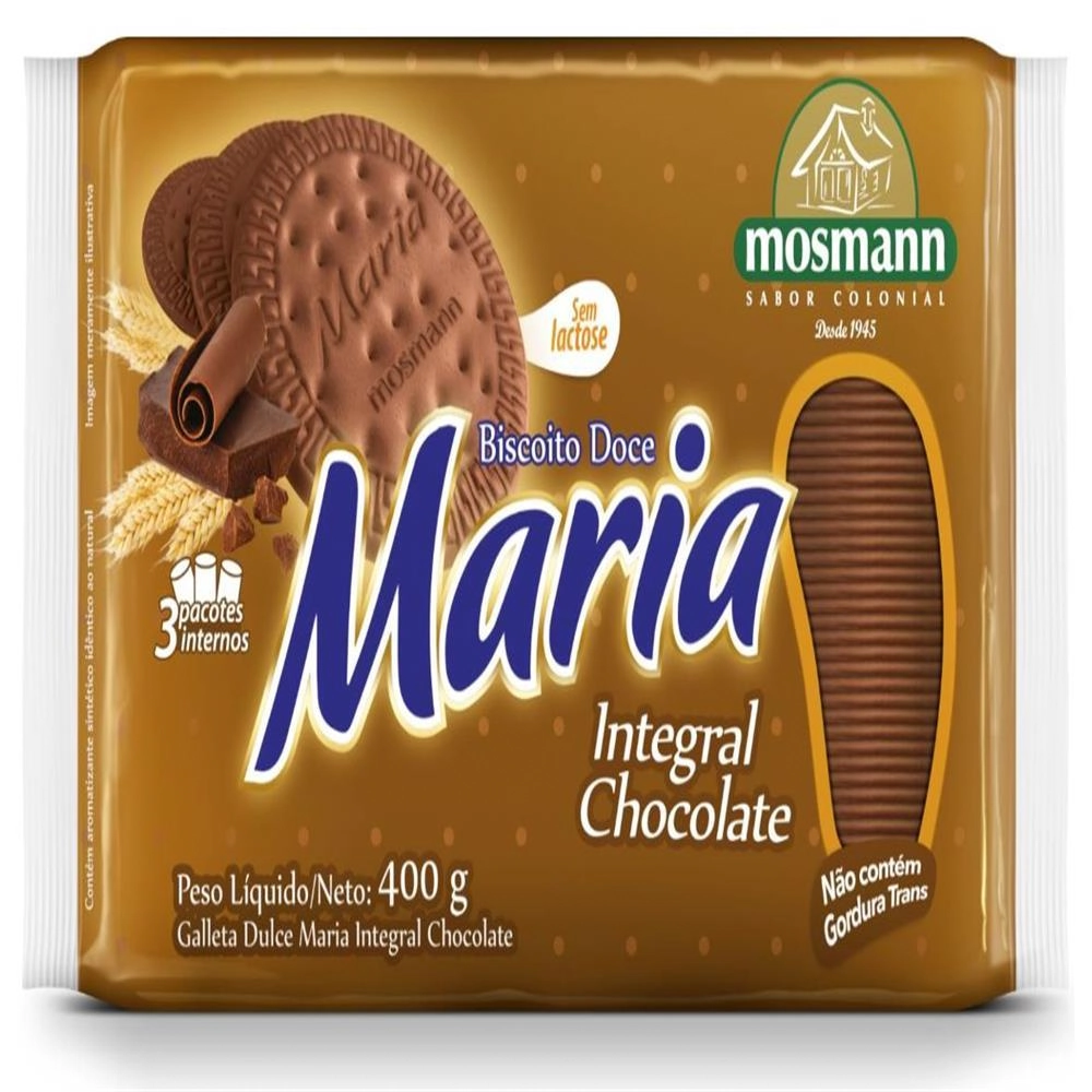 Bisc. Mosmann Maria 400g Choco/intekg