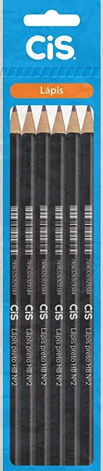 Lapis Preto Cis Hb N2 Redondo C/ 6un