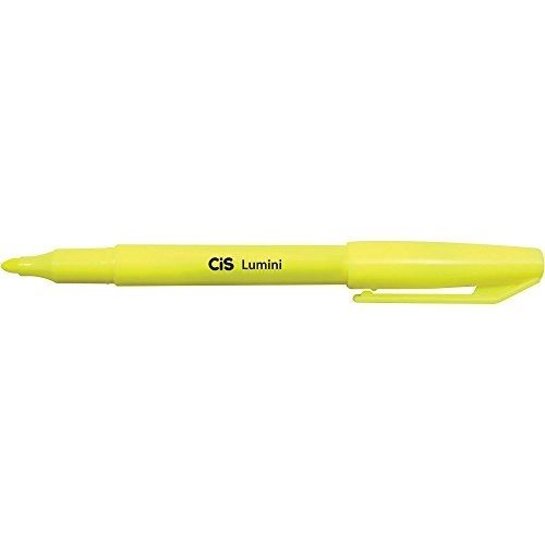 Marca Texto Cis Lumini Amarelo 12xunidade