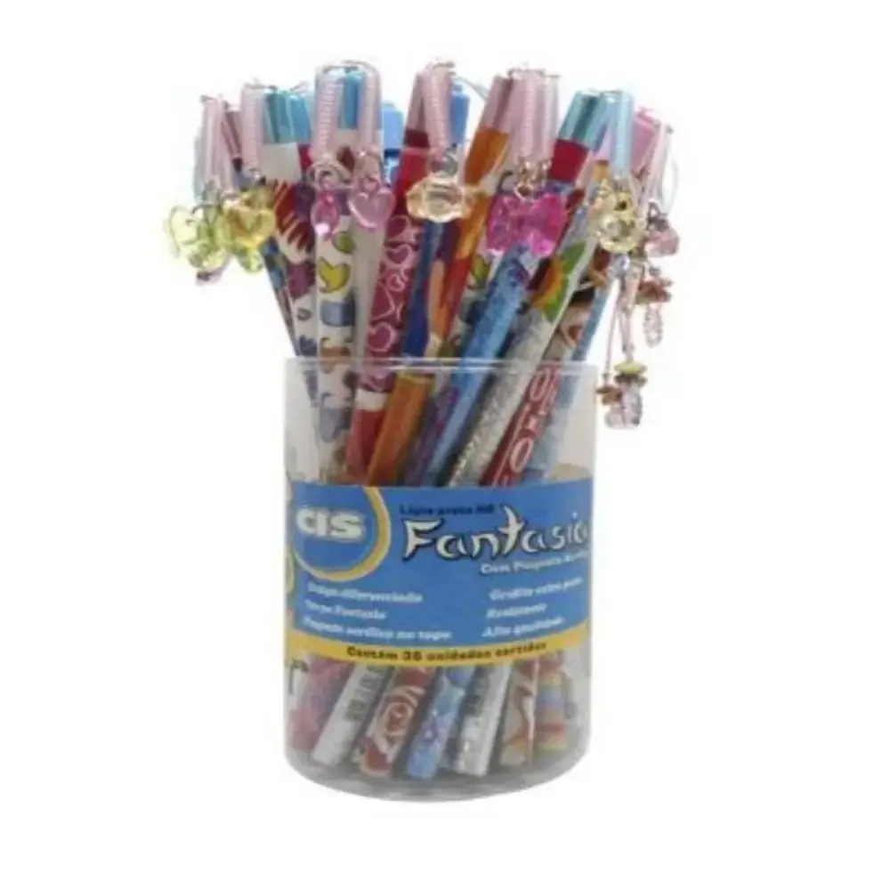 Lapis Grafite Cis Pingente Preto