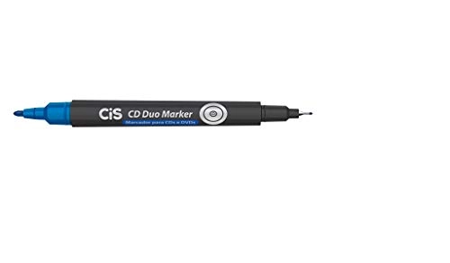 Marcador Perm. Cd Cis Duo Azul