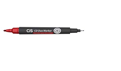 Marcador Perm. Cd Cis Duo Vermelho