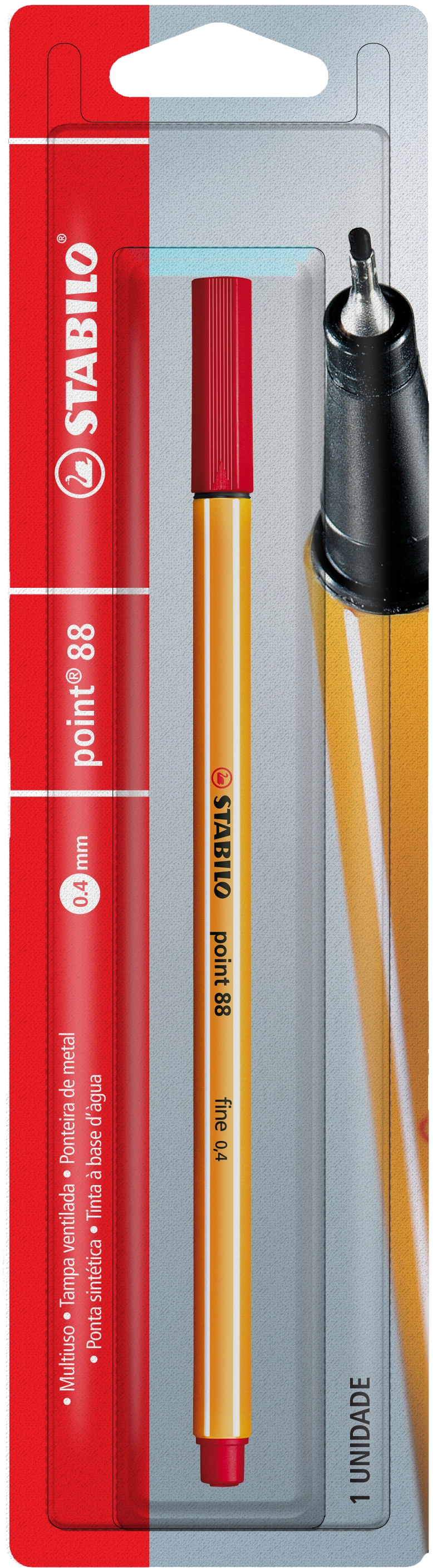 Stabilo Point 88 40 Red