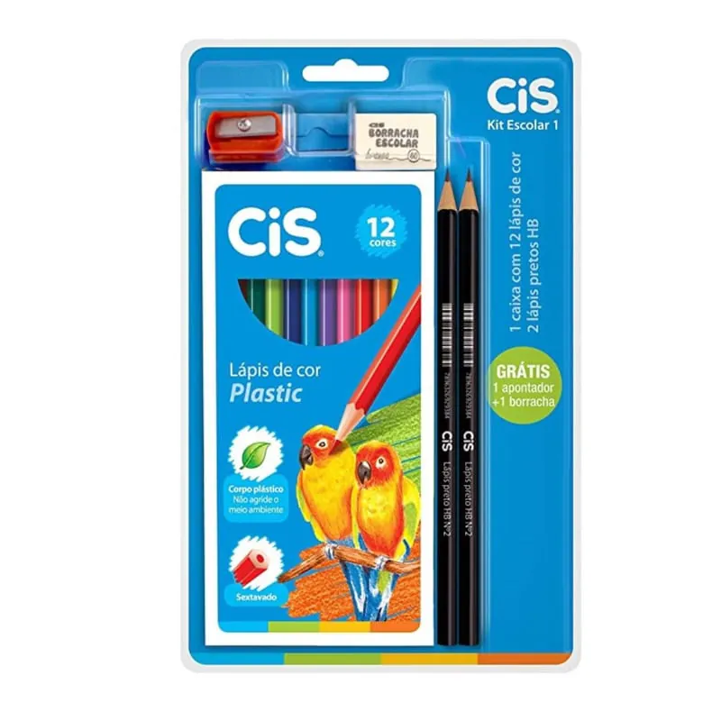 Kit Escolar Com 5 Unidades Cis