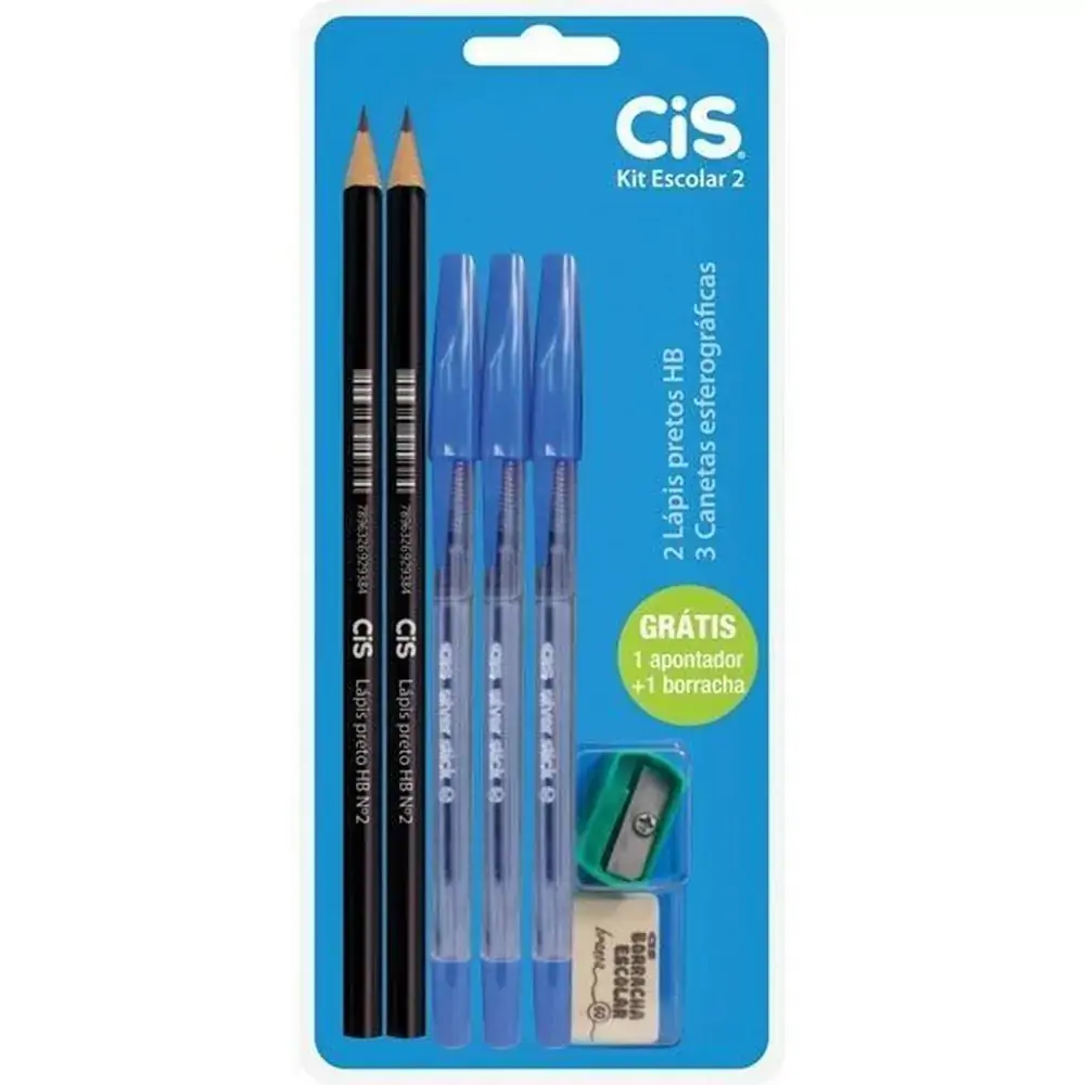 Kit Escolar Cis 7pcs