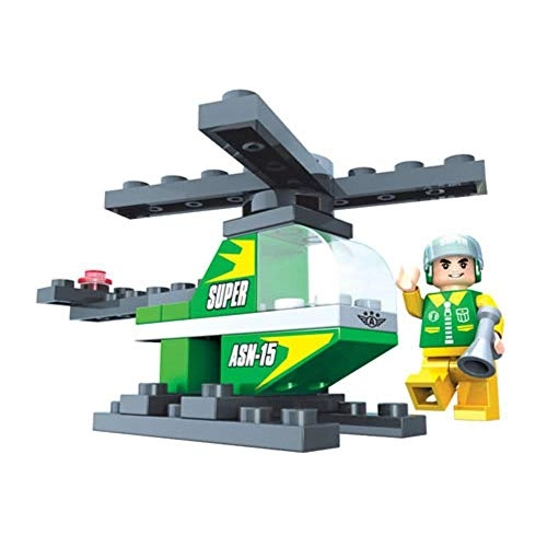 Blocos De Montar Helicoptero 33pcs