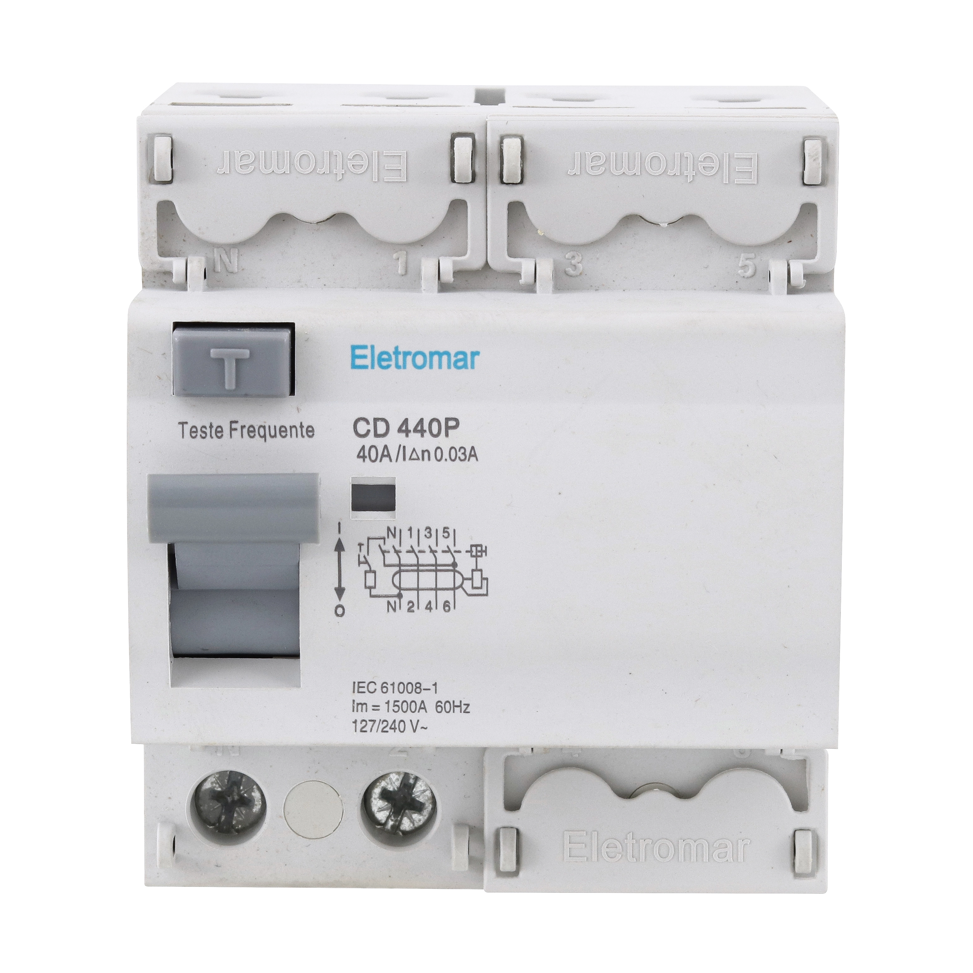 Disjuntor DR Tetrapolar 900v 40A CD440P Eletromar